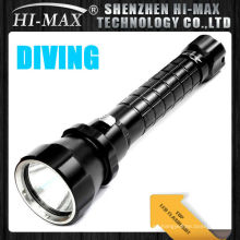 Hi-Max Profesional 1200 Lumens Cree U2 LED buceo de buceo antorcha 110064